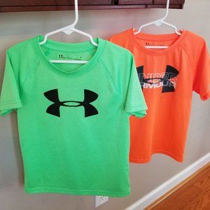 Boys Under Armour Heatgear Tops Size 6 Lot of 2